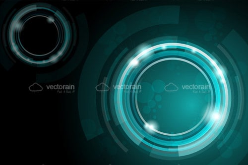 Abstract Background with Circles and Light